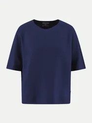SHORTSLEEVE FINE COTTON Blau L