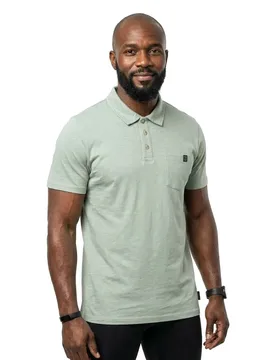Polo à Manches Courtes Charles Sea Foam Green M - Protest - FashionsVida