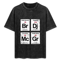 Elements of Hip Hop Rap T-Shirt Basic Breathable Solid Color T-Shirt