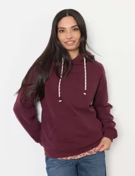 Pure Cotton Hoodie Purple female