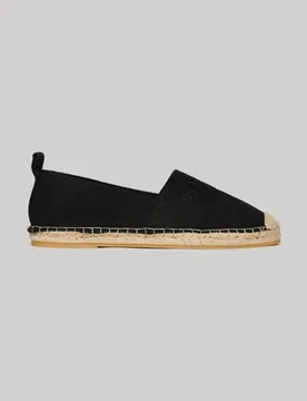Superdry Damen Canvas-espadrilles Schwarz - Größe: 38 - 69.99 - FashionsVida
