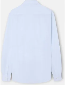 Camisa Oxford de hombre sport classic mini raya celeste - Silbon - FashionsVida