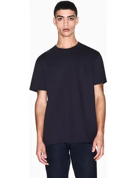 Camiseta de hombre manga corta en algodón mercerizado - Armani Exchange - FashionsVida