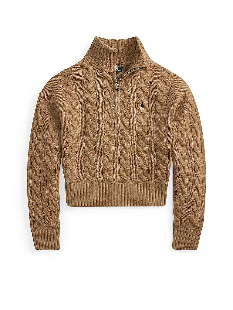 Troyer Pullover camel M - Ralph Lauren - FashionsVida