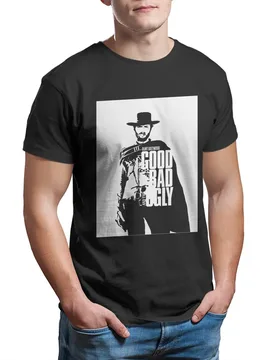 Clint Eastwood The Bad And The Ugly T-Shirt Men Casual 100% Cotton Tees T Shirts Adult Clothing - Aliexpress - FashionsVida