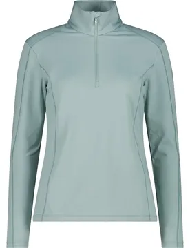 Sweat Damen Rollkragenpullover, grün D42