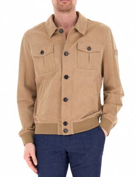 PEUTEREY Giacca in pelle BEIGE L
