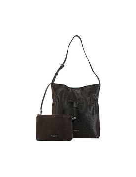 Bolso de piel - Bucket Bag SIENNA marrón