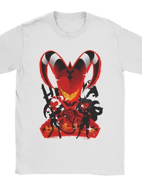 Blitzo x Millie x Moxxie Helluvas Bosses T-Shirt Beach Cotton T-Shirts For Men Hipster Casual Tshirt Short-Sleeve Retro Clothing - Aliexpress - FashionsVida