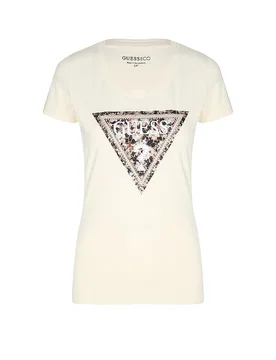 Guess T-shirt crema XL - Guess - FashionsVida