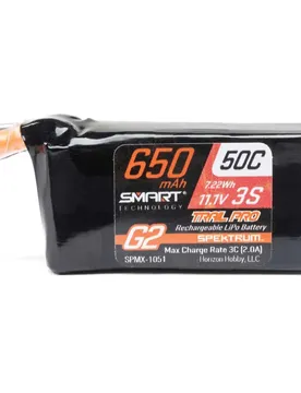 Batterie Smart G2 Trail Pro Lipo Ic2 11.1v 650mah 3s 50c Black One Size unisex