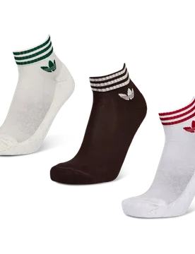 Ankle 3 Pack Unisex Socken - Weiß - Größe 37-39 - Baumwolle White 37-39 - Adidas - FashionsVida