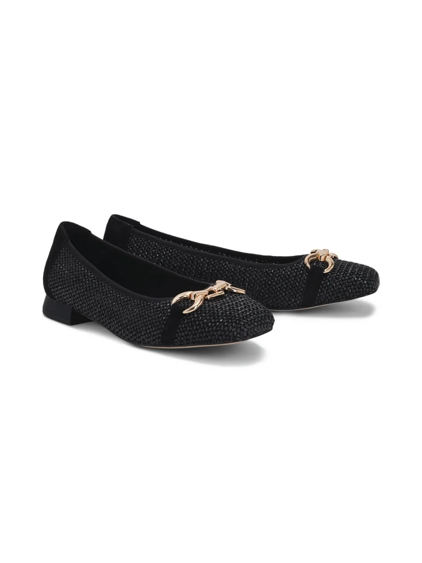 Bast-Ballerina Elegant - Schwarz - female - Size: 36 - Avena - FashionsVida