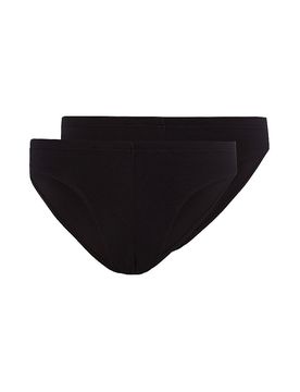Slip 2er Pkg. COTTON MULTIPACK black schwarz S herren
