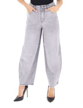 FRACOMINA Jeans wide leg GRIGIO 26