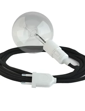 Cables Suspension Luminaire Rc04 5 M Black / White One Size - Creative - FashionsVida