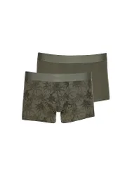 Pants Paquete de 2 COTTON MULTIPACK oasispalmtrees selection oliva S