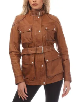 Womens Cork Legacy Trialmaster Panther Jacket - Female - Brown - UK 40 - Belstaff - FashionsVida