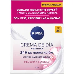 Crema De Día Nutritiva Piel Seca Y Sensible Spf 30 50 ml