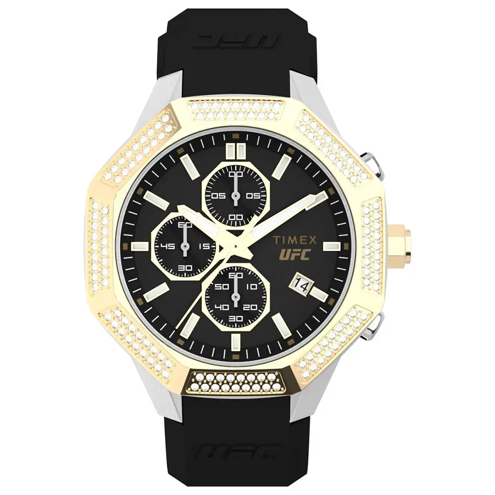 Montre Ufc King Black / Gold Dial One Size - Timex - FashionsVida
