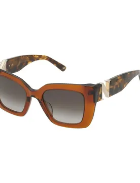 Lunettes De Soleil Snr378v Shiny Transparent Brown Brown Gradient Brown / CAT3