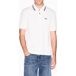 Polo piqué de manga corta con logo en el pecho