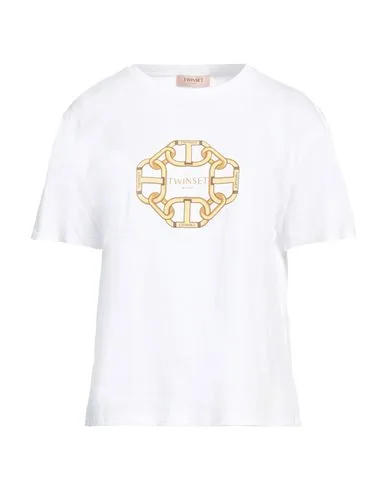 Camiseta Mujer Blanco XXL Mujer - TWINSET - FashionsVida