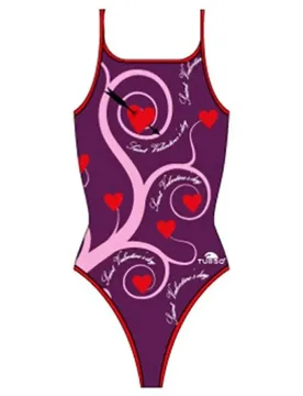 Saint Valentine 09 Thin Strap Swimsuit Pink 9-10 Years Girls - TURBO - FashionsVida