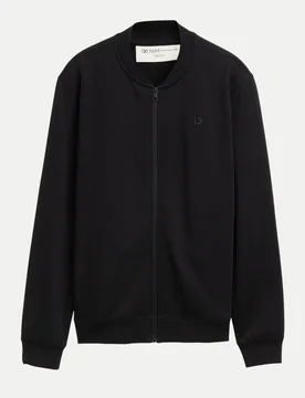 Sweat-Bomberjacke Schwarz L - Tom Tailor Denim - FashionsVida