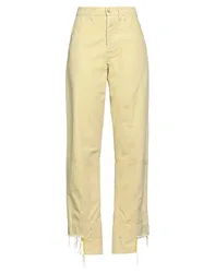 Pantalones vaqueros Mujer Amarillo 36 Mujer