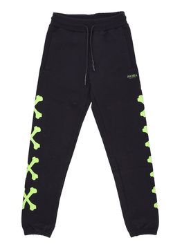 Pantalone Tuta Leggero Uomo Cross Bones Pants Black/green