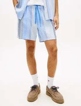 TJM TEXTURED STRIPE SHORT EXT male - S - FashionsVida