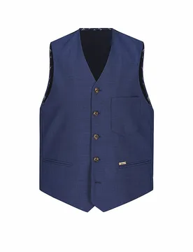 Trachtengilet LUSELIM blau 48 herren - LUIS TRENKER - FashionsVida