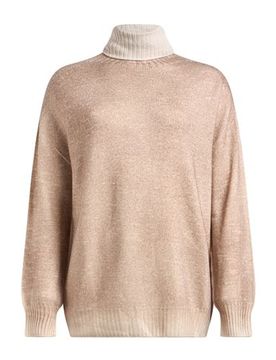 Rollkragenpullover Damen Maulwurfsgrau 34,36,38 Damen