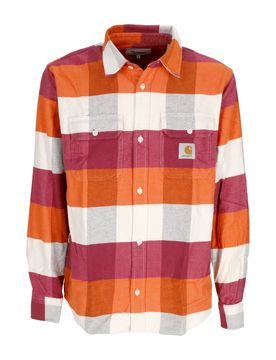 Camicia Manica Lunga Uomo L/s Lyman Shirt Lyman Check/kumquat