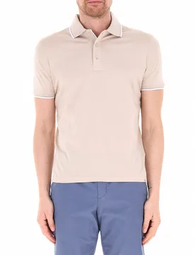 Polo in cotone BEIGE L - Paul & Shark - FashionsVida