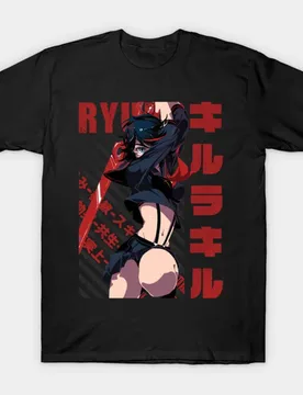 Kill la Kill - Ryuko Matoi Anime Gift T Shirt for Gamer 1231 Short Sleeve Graphic Clothes 100% cotton Unisex Tee US Size S-6XL - Aliexpress - FashionsVida