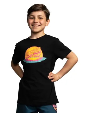 T-shirt à Manches Courtes Sunrise Dot Front Black 8-10 Années Garçon,Fille - Santa Cruz - FashionsVida
