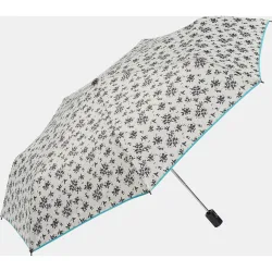 Paraguas plegable automático en con estampado floral