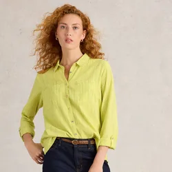 Sophie Organic Cotton Shirt - Yellow