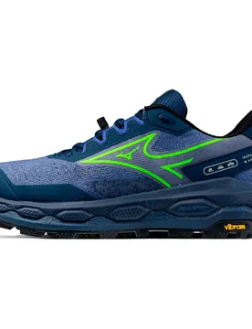 Scarpe Da Trail Running Wave Mujin 11 Dazzling Blue / Lightning Yellow / Estate Blue EU 46 - Mizuno - FashionsVida