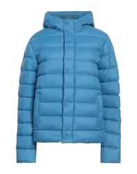 Pufferjacke & Daunenjacke Damen Azurblau L,XL,XXL Damen