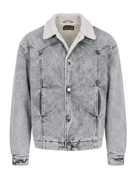 Jeansjacke/-mantel Herren Grau L,S Herren - ARIES - FashionsVida