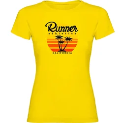 Maglietta A Maniche Corte Runner Athletics Yellow 2XL