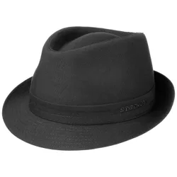 Teton Cloth Trilby Hat by - black - Unisex - Size: 63 cm