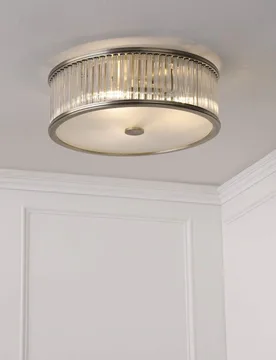 Sutton Ceiling Light Antique Brass - Laura Ashley - FashionsVida