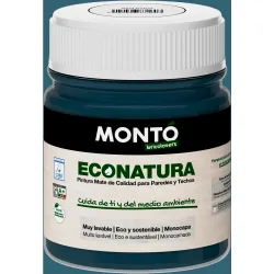 Test pintura plástica Montó Econatura 60 ml Azul petróleo