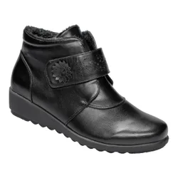 Wärme-Klettstiefelette „Beatrice“ schwarz 37 Damen