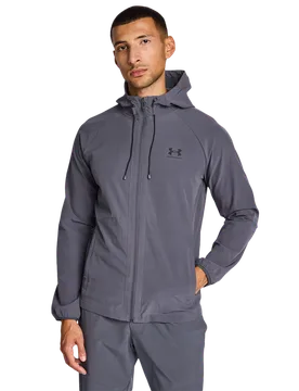 Men Track Tops - Grey - Size XL - Grey - Size: Extra Large - Under armour - FashionsVida