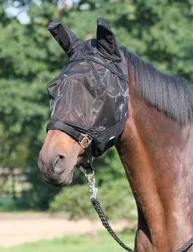 Fliegenmaske Fly Guard Plus, schwarz P - Busse - FashionsVida